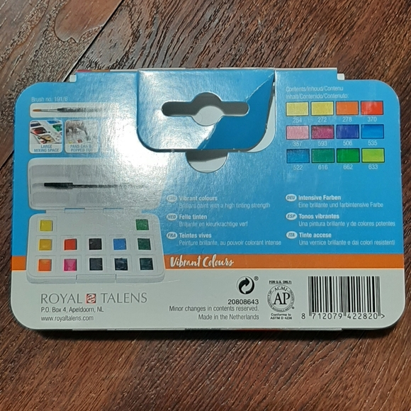 Van Gogh 12 Pan Watercolor Set - Picture 2 of 5